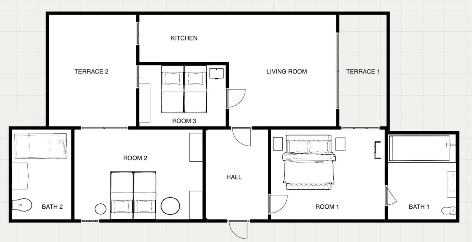 Апартаменты Sibsbcn-Paseo De Gracia Penthouse-Luxury-Terraces Барселона Экстерьер фото
